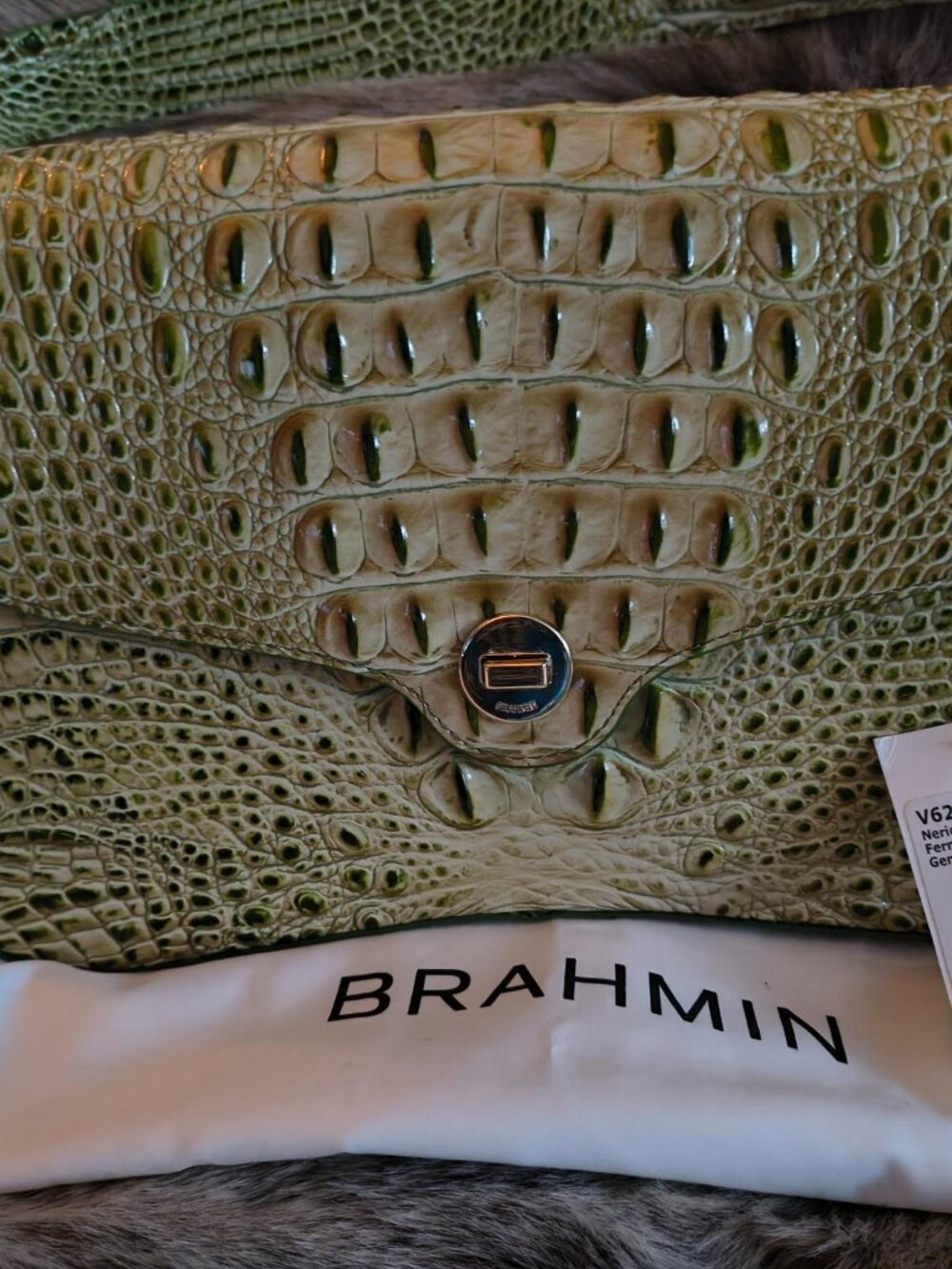 BRAHMIN Nerida Shoulder Bag, Fern - Picture 7 of 8
